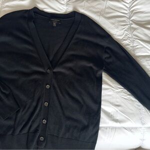 Banana Republic Black Cardigan Sweater